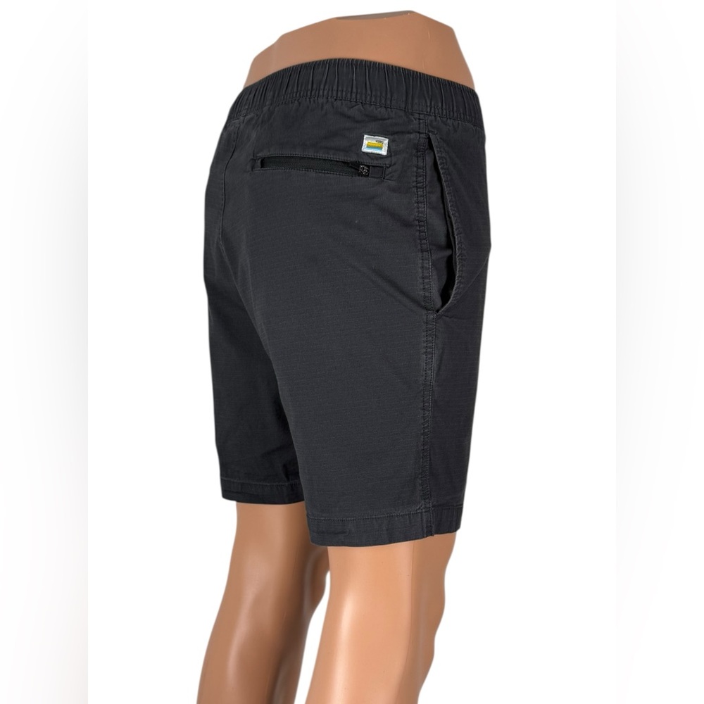 Vuori Ripstop Men Medium Shorts V370 Gray Hiking Organic Cotton Blend 8” Inseam - Picture 5 of 8